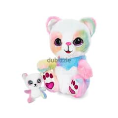 Peek-A-Boo Interactive Bear Plush Toy With Surprise Baby 0