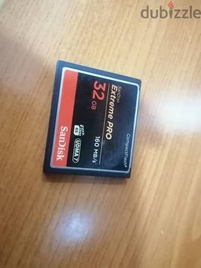 SanDisk 32GB Extreme Pro CompactFlash Memory Card (160MB/s)