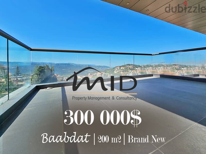 Baabdat | Brand New 200m² | Payment Facilities over 2 Years | View 1