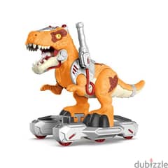 Dinosaur Scooter Foot-to-Floor Walker Ride On Toy with Music & Light 0