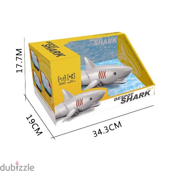 Remote Control Swim in Water Shark Toy 1