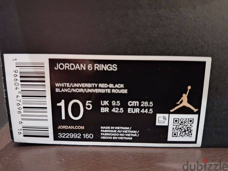 Jordan 6 rings is a testament to Jordan's championship legacy. 3