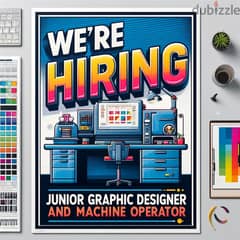 Junior graphic designer for Copy center and Library
