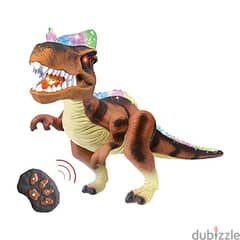 Remote Control Electronic Walking Roaring Realistic Dinosaur Toy 0