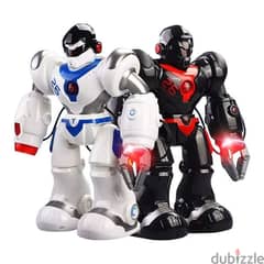 RC Large Smart Robot With Soft Darts Shooting and Gripper Arm
