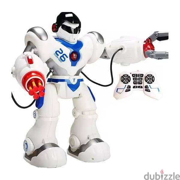 RC Large Smart Robot With Soft Darts Shooting and Gripper Arm 2