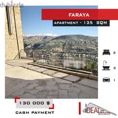 Fully Furnished Apartment for sale in Faraya 135 sqm ref#chkh427