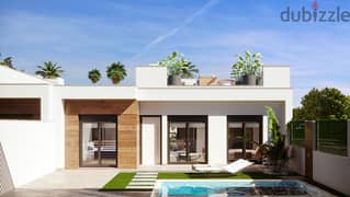 Spain Murcia new townhouses pool & roof solarium prime location #R1 0