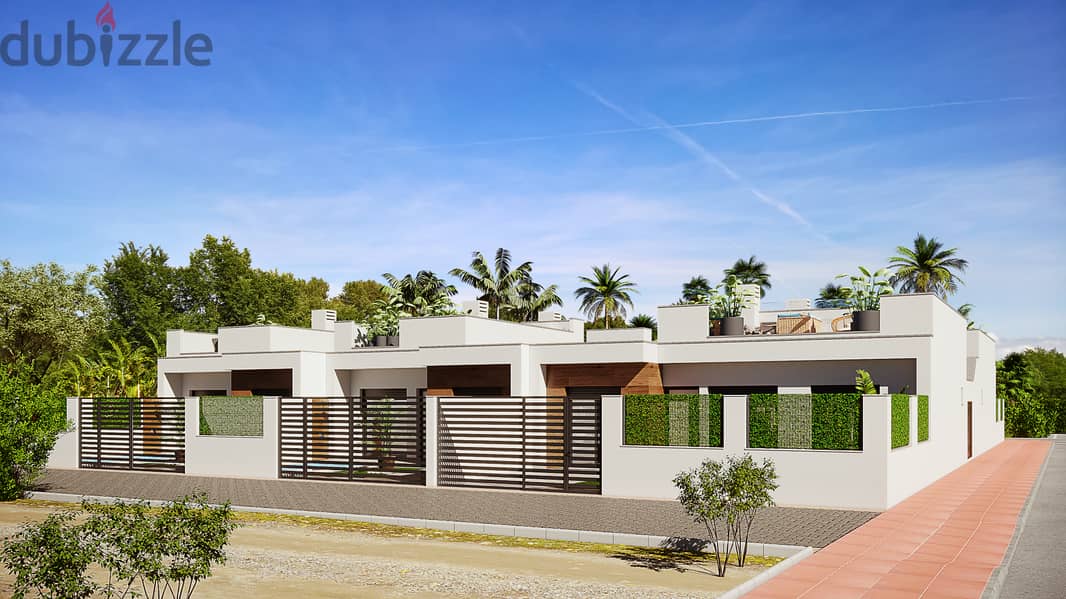 Spain Murcia new townhouses pool & roof solarium prime location #R1 2