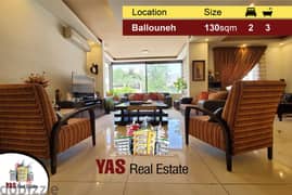 Ballouneh 130m2 | Luxury | Ideal Location | Open View | Catch | TO | 0