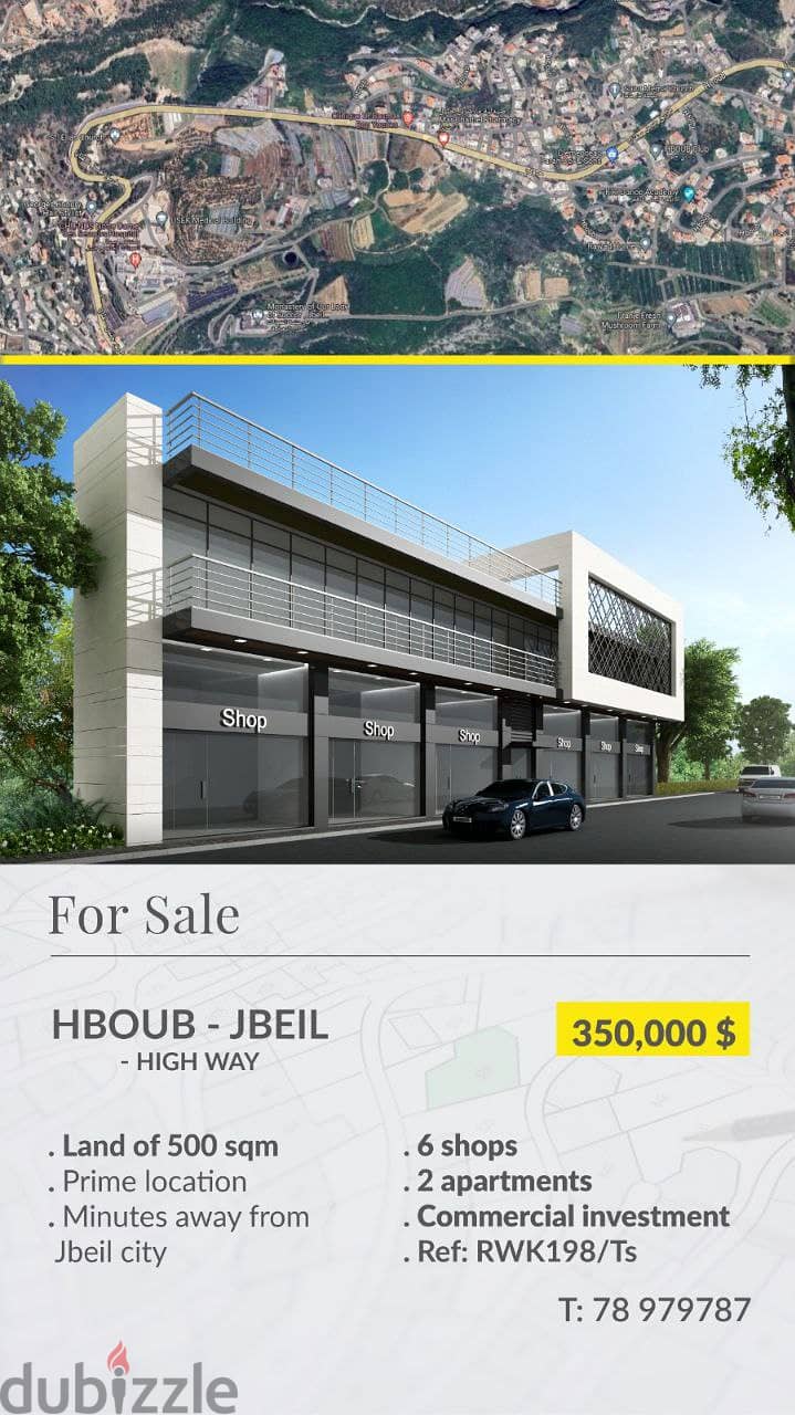 RWB206AH - Building for sale in Hboub Jbeil ( Apartments and shops ) 1