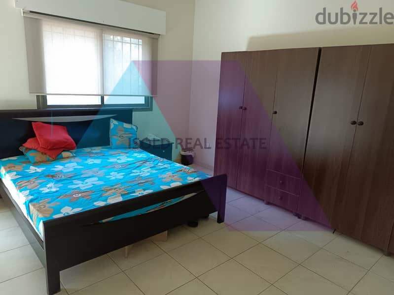 Fully furnished 180 m2 GF apartment with  terrace for rent in Zikrit 10