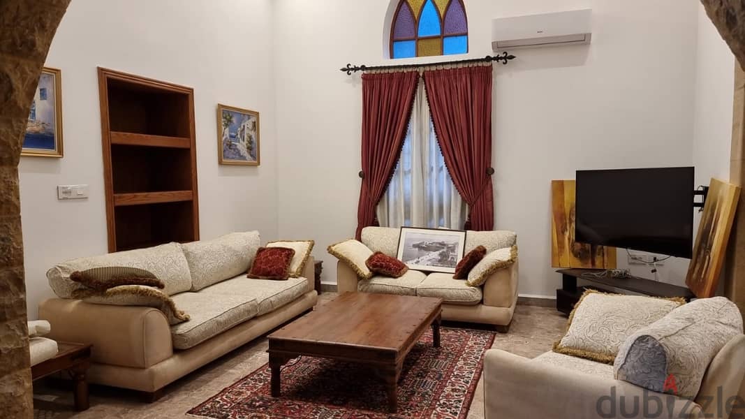 200 Sqm+ 50 Sqm Garden | Furnished apartment for rent in Beit Meri 2