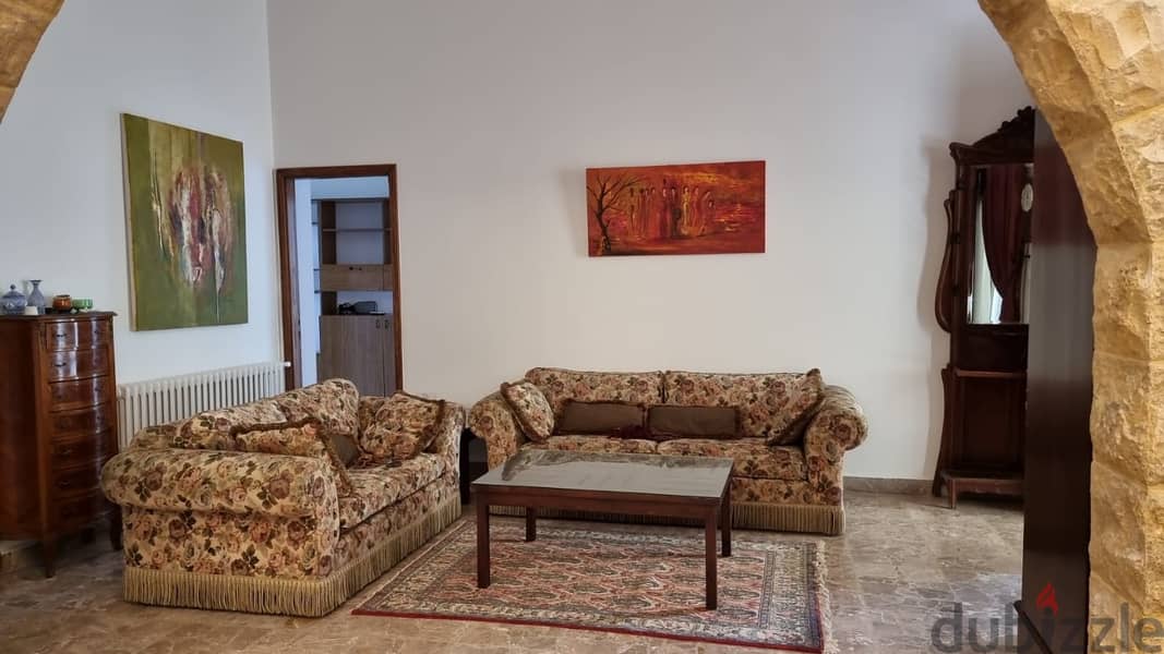 200 Sqm+ 50 Sqm Garden | Furnished apartment for rent in Beit Meri 4