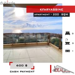 Luxury Apartment for rent in Kfaryassine 200 sqm ref#ce22057 0