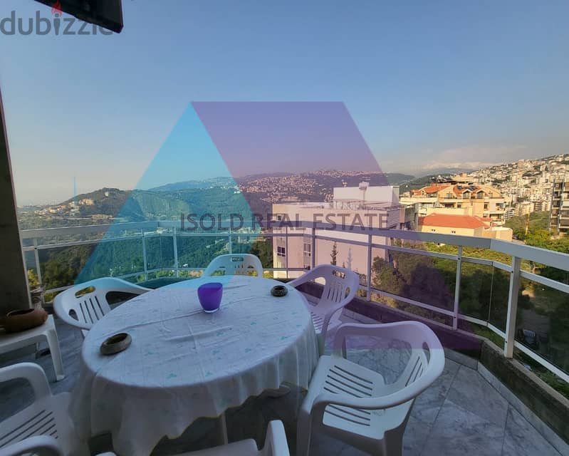 230m2 duplex apartment+90m2 terrace+open view for sale in Dik El Mehdi 2