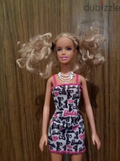 Barbie Mattel BASIC gray hair unflex legs still Good wearing doll=13$