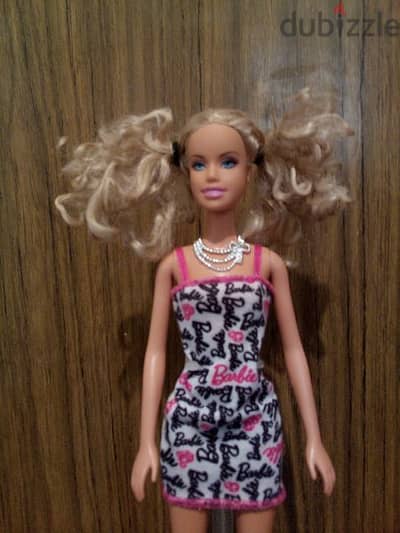 Barbie Mattel BASIC gray hair unflex legs still Good wearing doll=15$