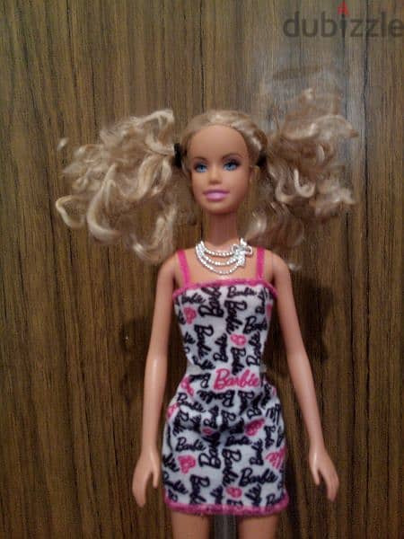 Barbie Mattel BASIC gray hair unflex legs still Good wearing doll=13$ 0