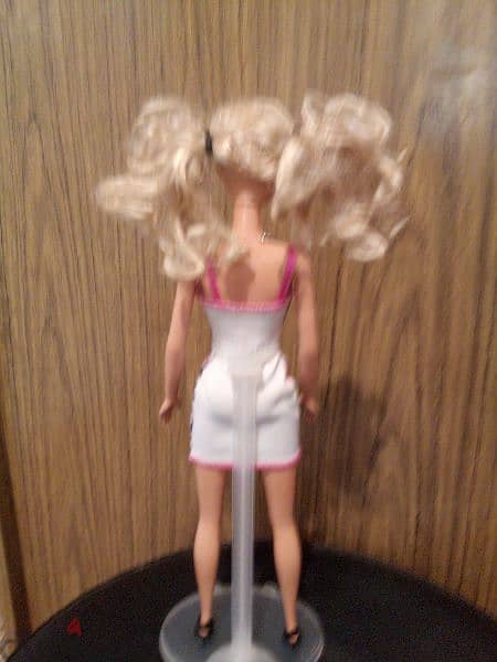 Barbie Mattel BASIC gray hair unflex legs still Good wearing doll=13$ 3