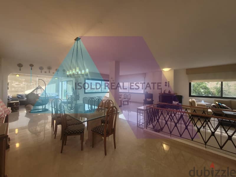 Luxurious Furnished 400 m2 duplex apartment +terrace for rent in Adma 0