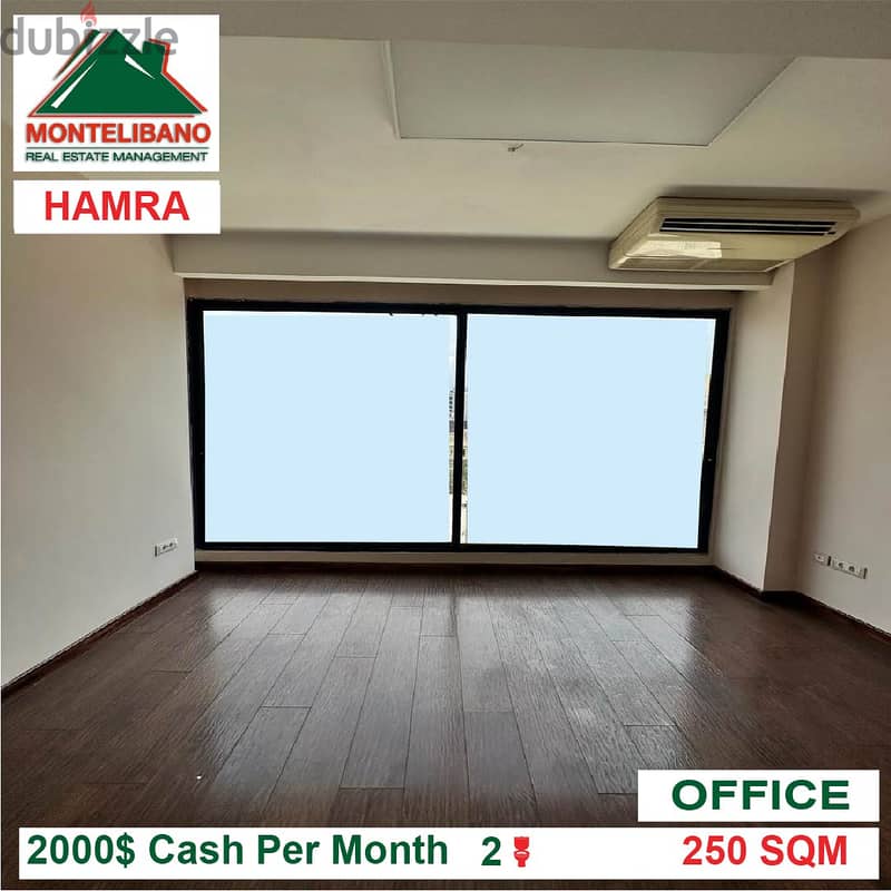 2000$!! Furnished Office for rent located in Hamra 4
