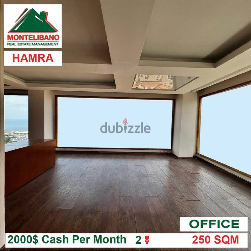 2000$!! Furnished Office for rent located in Hamra 6