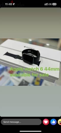 Apple watch 6 44mm mint condition