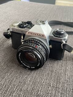 Pentax Me Super w/ Asaho 50mm lens (great condition)