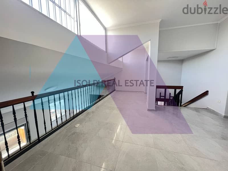 240 m2 duplex apartment + open mountain view for sale in Zouk Mosbeh 2