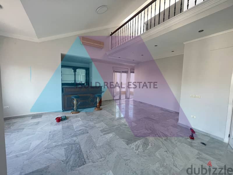 240 m2 duplex apartment + open mountain view for sale in Zouk Mosbeh 8