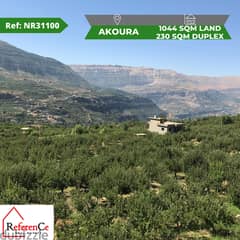 Hot Deal Land with Duplex in Akoura 0