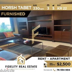 Apartment for rent in Horsh Tabet KR22