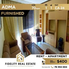 Furnished apartment for rent in Adma CA24 0