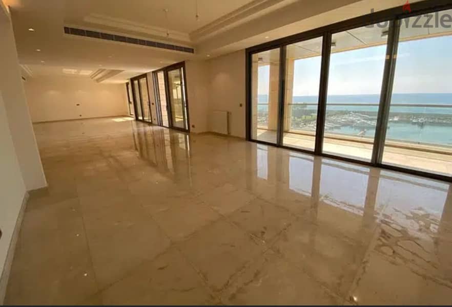 Waterfront City Dbayeh/Apartment for Rent + Terrace & Full Marina View 1