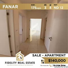 Apartment for sale in Fanar ND12