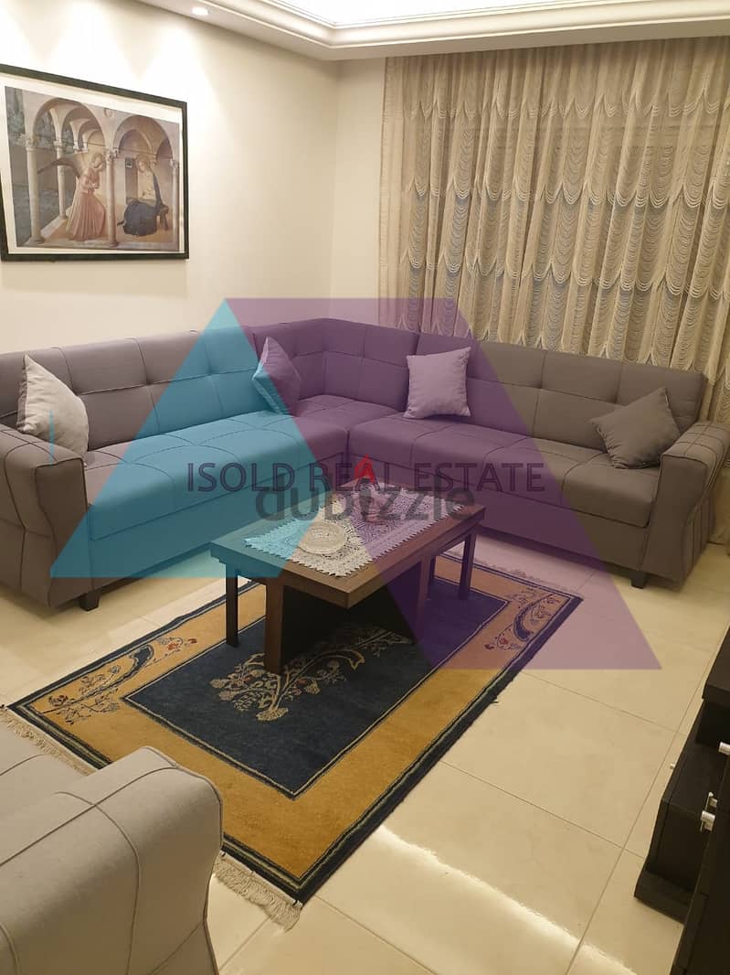 Fully furnished 100 m2 apartment for rent in Forn el Chebak 2