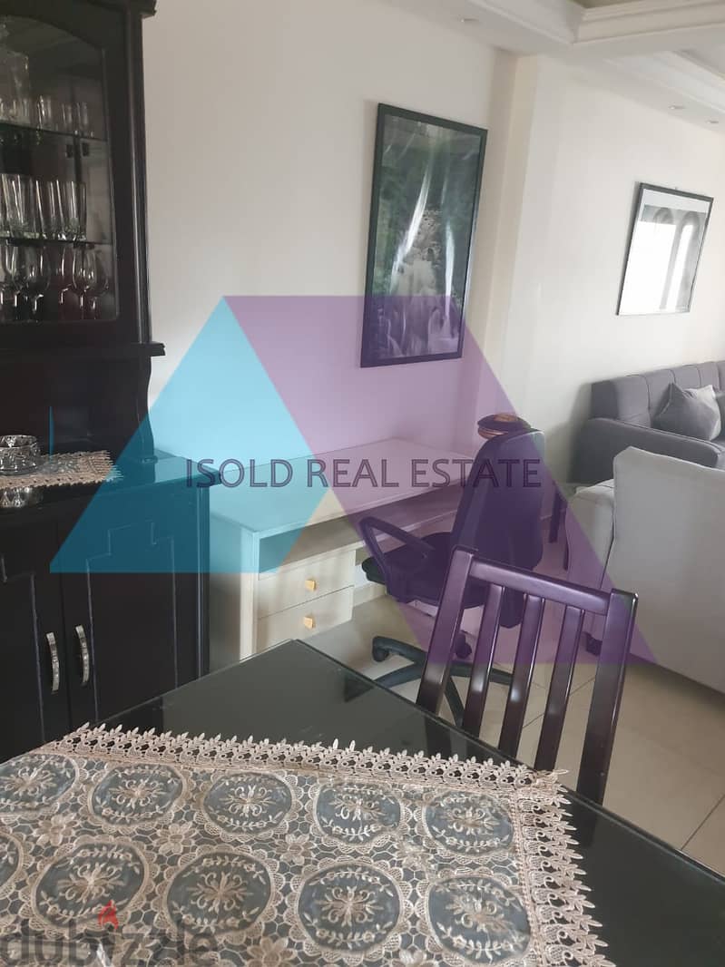 Fully furnished 100 m2 apartment for rent in Forn el Chebak 5