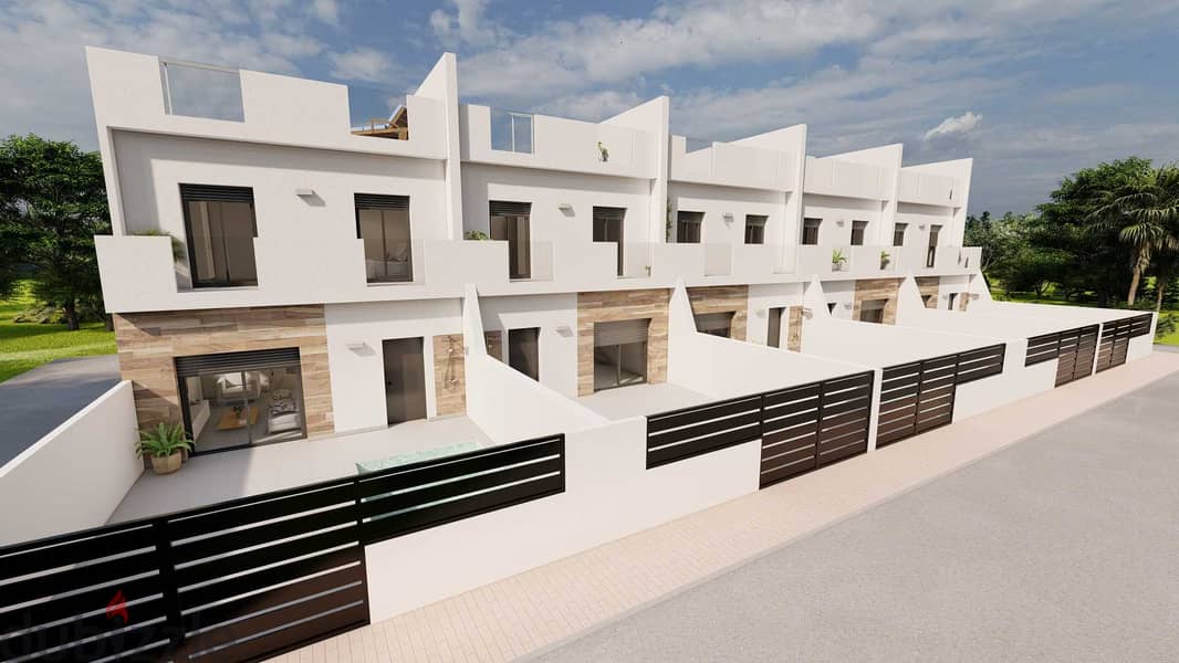 Spain Murcia new townhouses with pool &roof solarium prime location R3 8