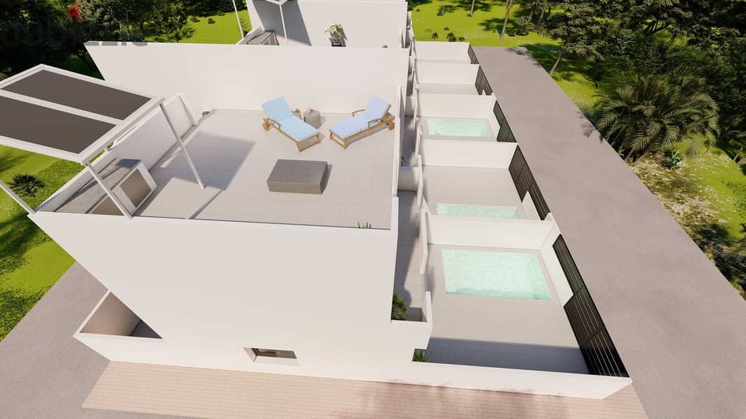 Spain Murcia new townhouses with pool &roof solarium prime location R3 5