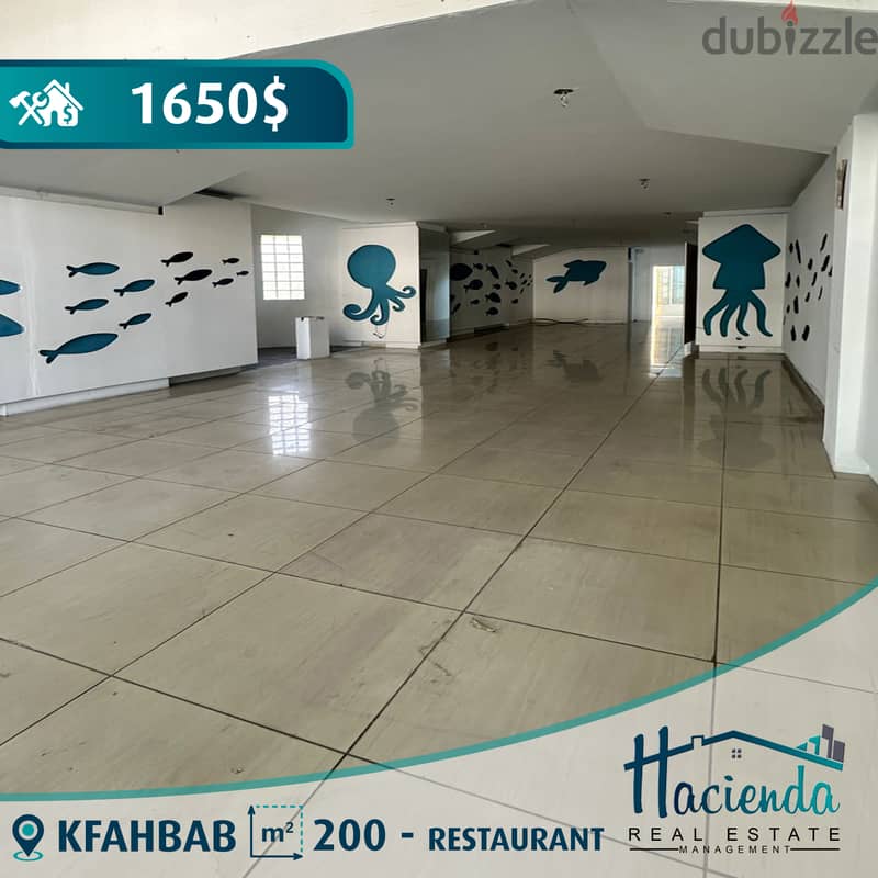 Duplex Restaurant For Rent In Kfarhbab 0
