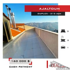 Duplex for sale in Ajaltoun 215 sqm ref#nw56338 0