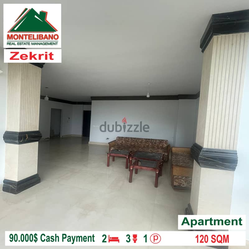 Apartment for sale in Zekrit!!! 4