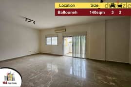 Ballouneh 140m2 | Well Maintained | Open View | Catch | TO | 0