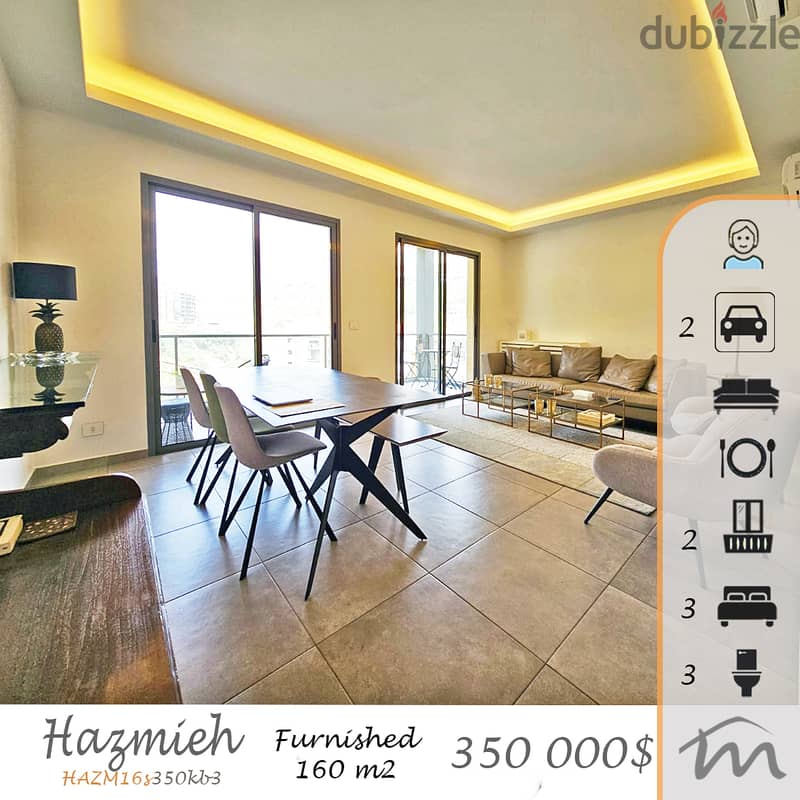 Hazmiyeh | Signature | Furnished & Equipped | 2 Underground Parking 0