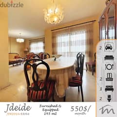 Jdaide | Furnished/Equipped 3 Bedrooms Apartment | 2 Parking Lots
