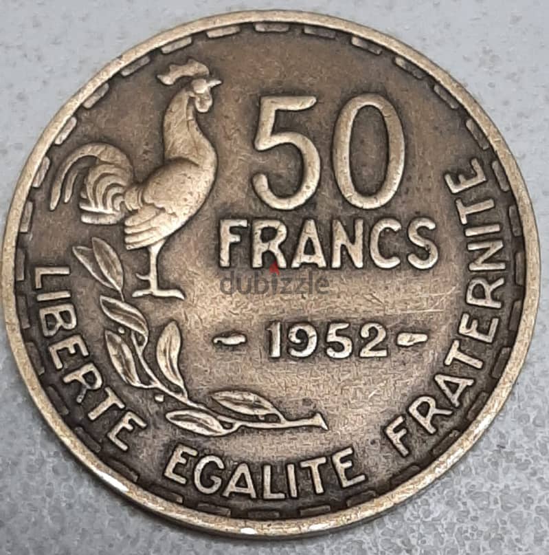 1952 Francaise 50 Francs 2