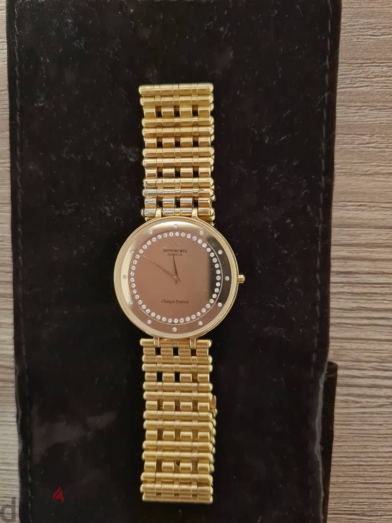 Raymond Weil gold-plated vintage watch 2