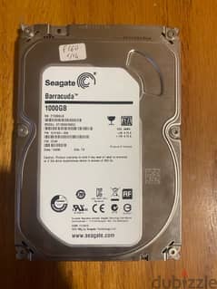 Hard Disk 1TB SEAGATE (like new) 0