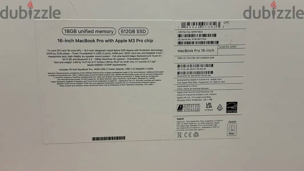 Macbook pro 16 m3 pro 18R/512gb space black MRW13 amazing price 1